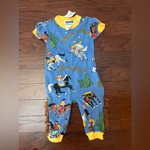 Lake Marley lets rodeo cowboy romper sold by Cracker Barrel nwt